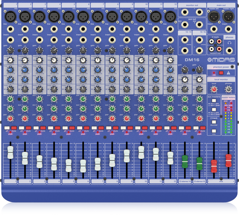 MIDAS DM16 ANALOGUE MIXER