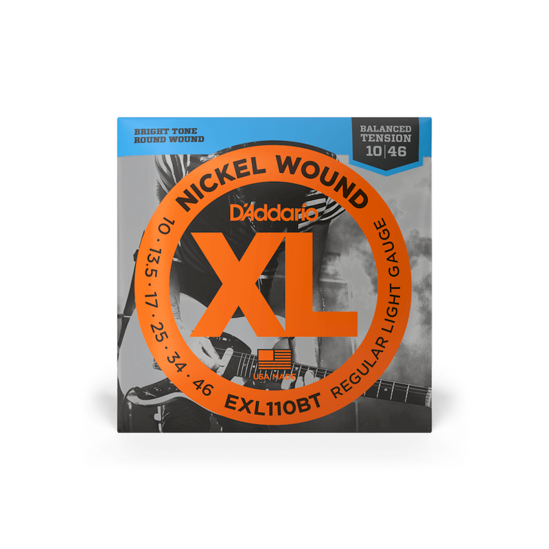 DADDARIO NICKEL ROUND WOUND BALANCED TENSION ELECTRIC GUITAR STRINGS 010-046