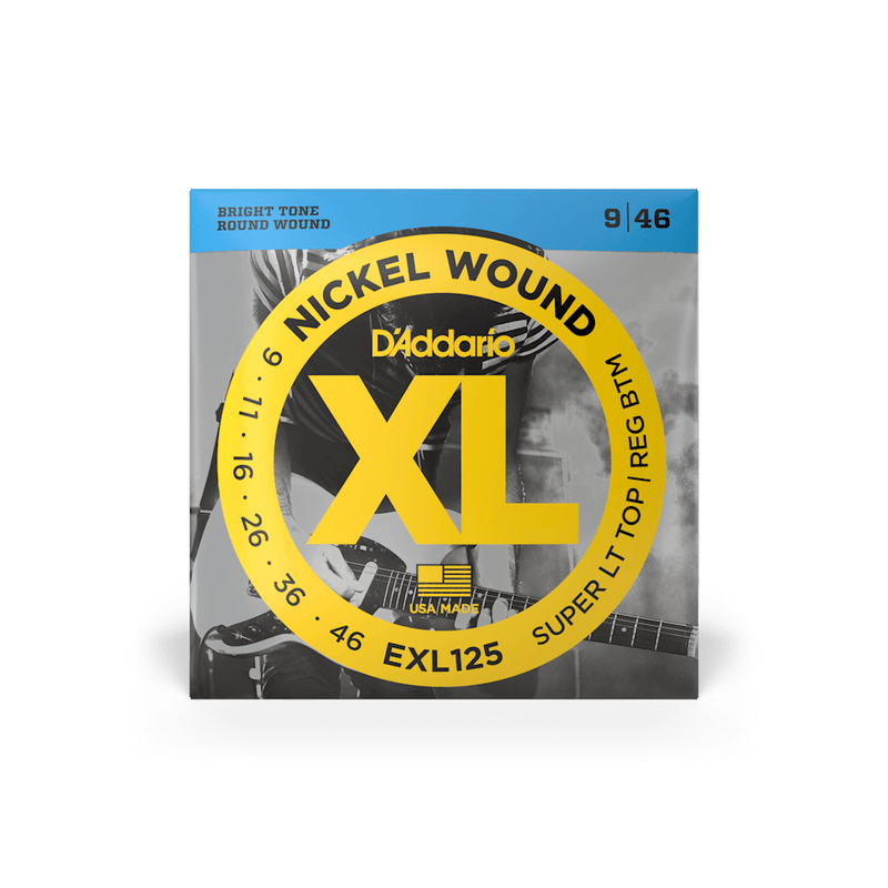 D'ADDARIO NICKEL ROUND WOUND (LIGHT) ELECTRIC GUITAR STRINGS