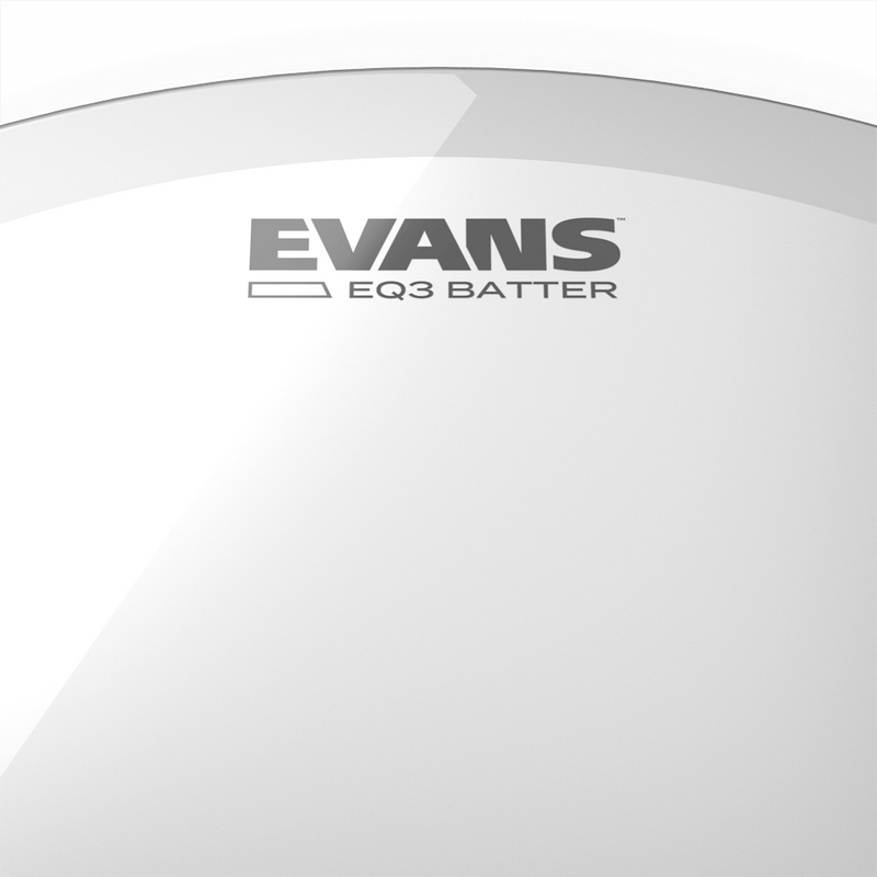 EVANS EQ3 CLEAR BASS DRUM BATTER HEADS