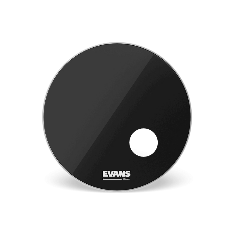 EVANS EQ3 RESONANT BLACK BASS DRUM HEAD