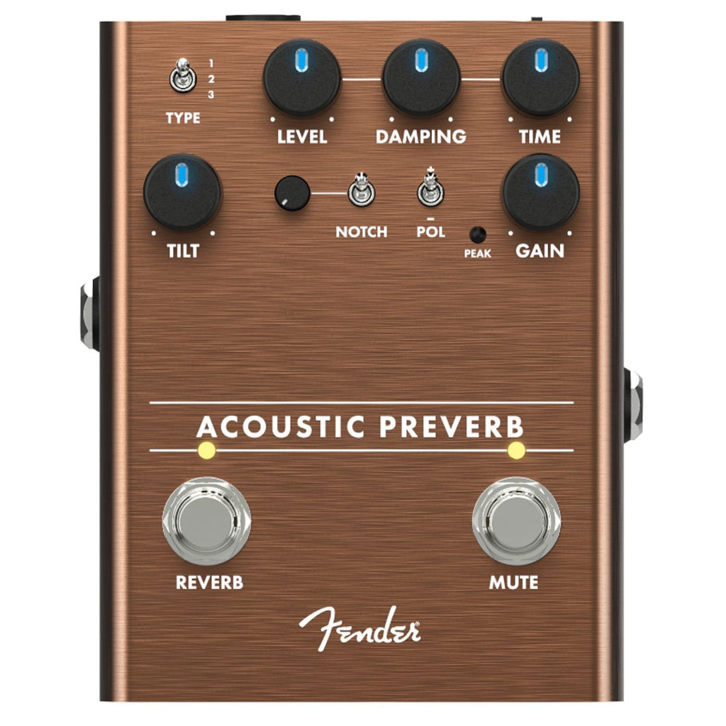 FENDER ACOUSTIC PREAMP/REVERB EFFECTS PEDAL