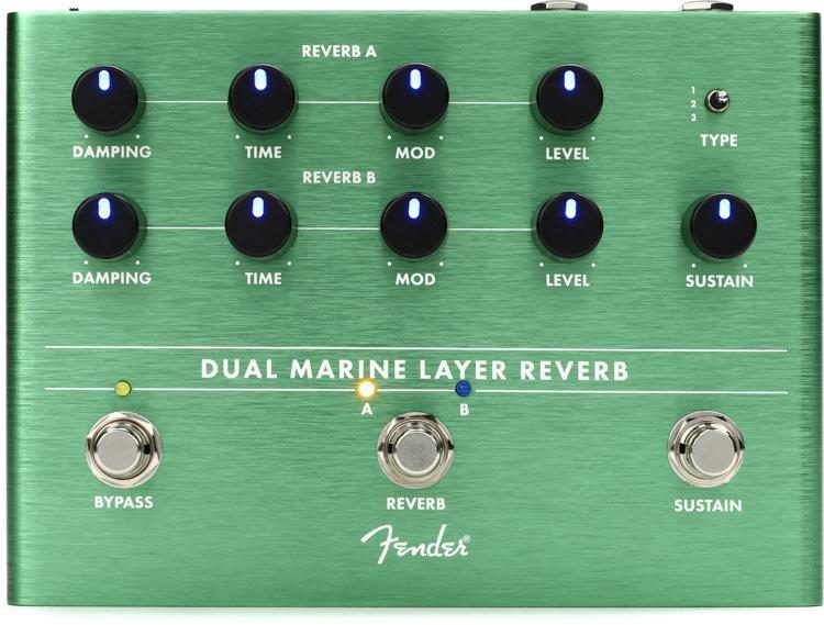 FENDER DUAL MARINE LAYER REVERB EFFECTS PEDAL