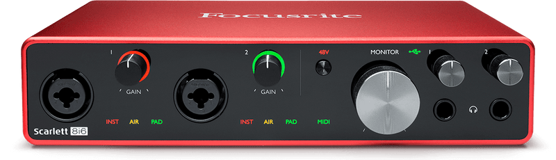 FOCUSRITE SCARLETT 8i6 3RD GENERATION AUDIO INTERFACE