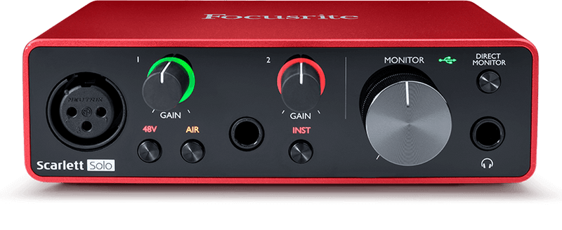 FOCUSRITE SCARLETT SOLO 3RD GENERATION