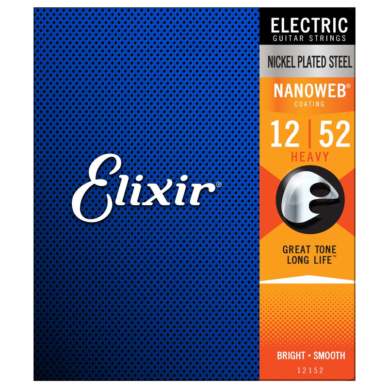 ELIXIR ELECTRIC NICKEL NANOWEB GUITAR STRING SET