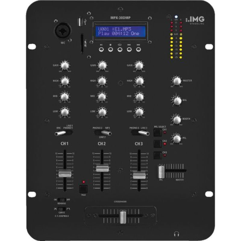IMG STAGELINE MPX-30DMP STEREO DJ MIXER