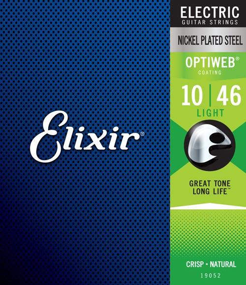 ELIXIR ELECTRIC NICKEL OPTIWEB GUITAR STRING SET