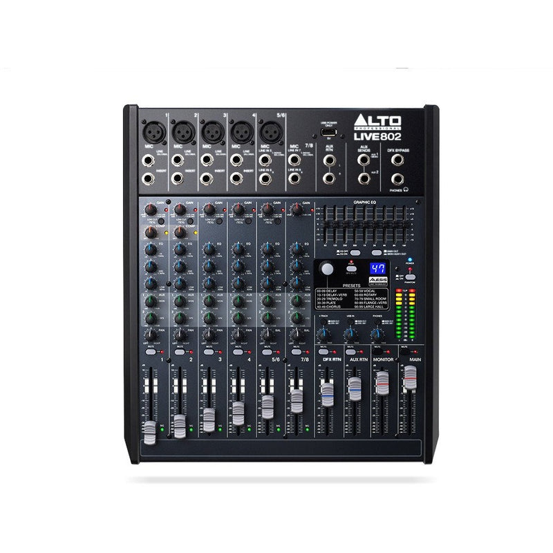 ALTO PROFESSIONAL LIVE 802 FRONT