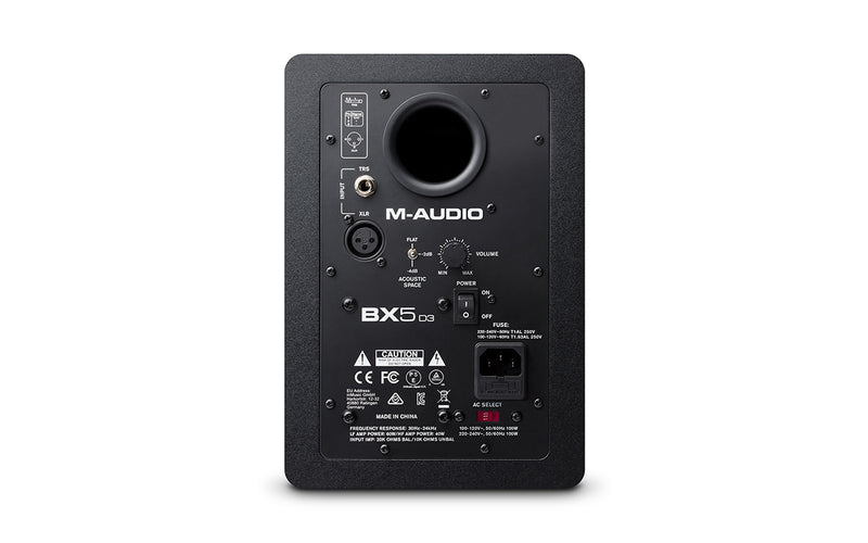 M-AUDIO BX5 POWERED STUDIO REFERENCE MONITOR (EACH)