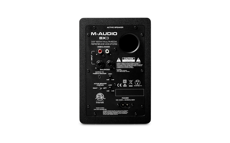 M-AUDIO BX3 STUDIO MONITORS (PAIR)