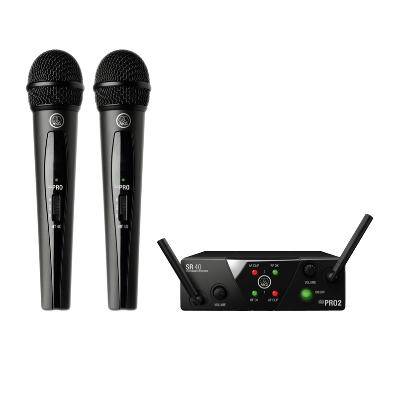 AKG WMS40 MINI2 Dual Vocal Microphone Set