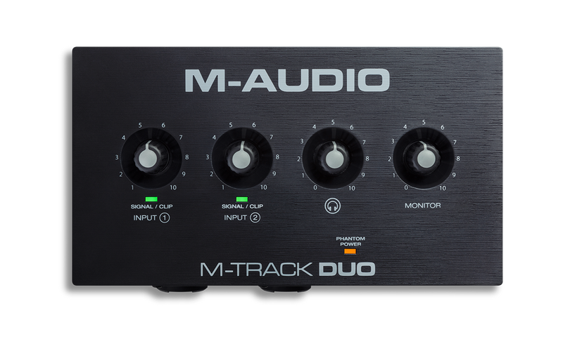 M-AUDIO MTRACKDUO AUDIO INTERFACE