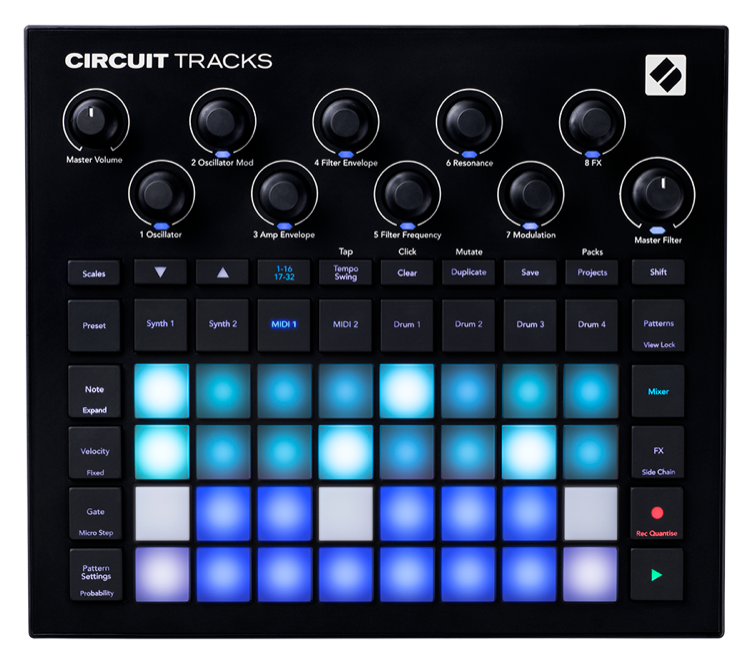 NOVATION CIRCUIT TRACKS GROOVEBOX