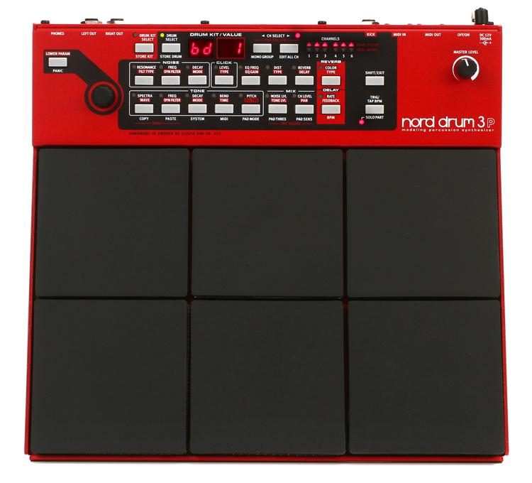 NORD DRUM 3P MODELING PERCUSSION SYNTHESIZER