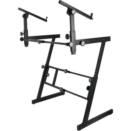 ONSTAGE FOLDING-Z KEYBOARD STAND WITH SECOND TIER