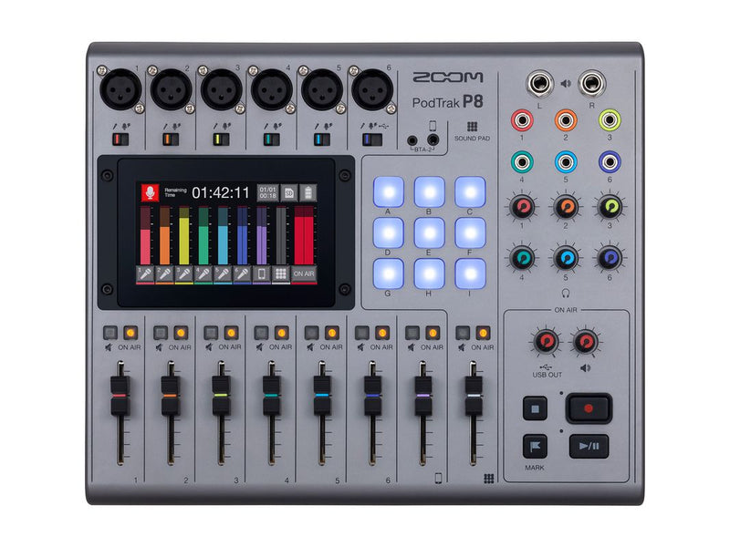 Zoom PodTrak P8 Podcast Recorder