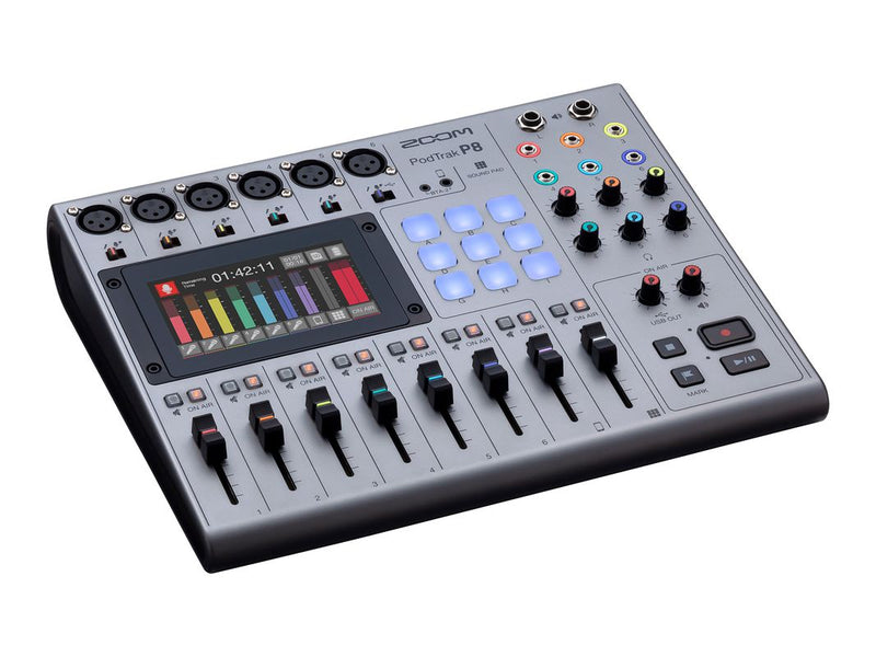 Zoom PodTrak P8 Podcast Recorder