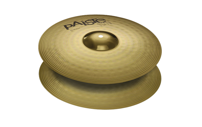 PAISTE 14" 101 BRASS HI-HAT CYMBALS