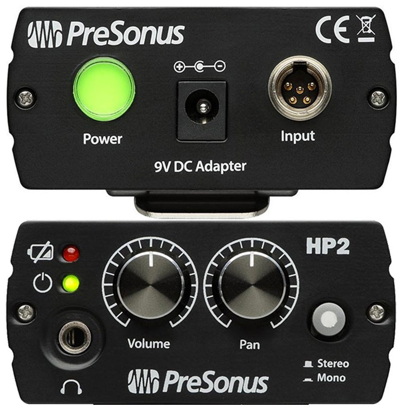 PRESONUS HP2 BATTERY-POWERED STEREO HEADPHONE AMPLIFIER