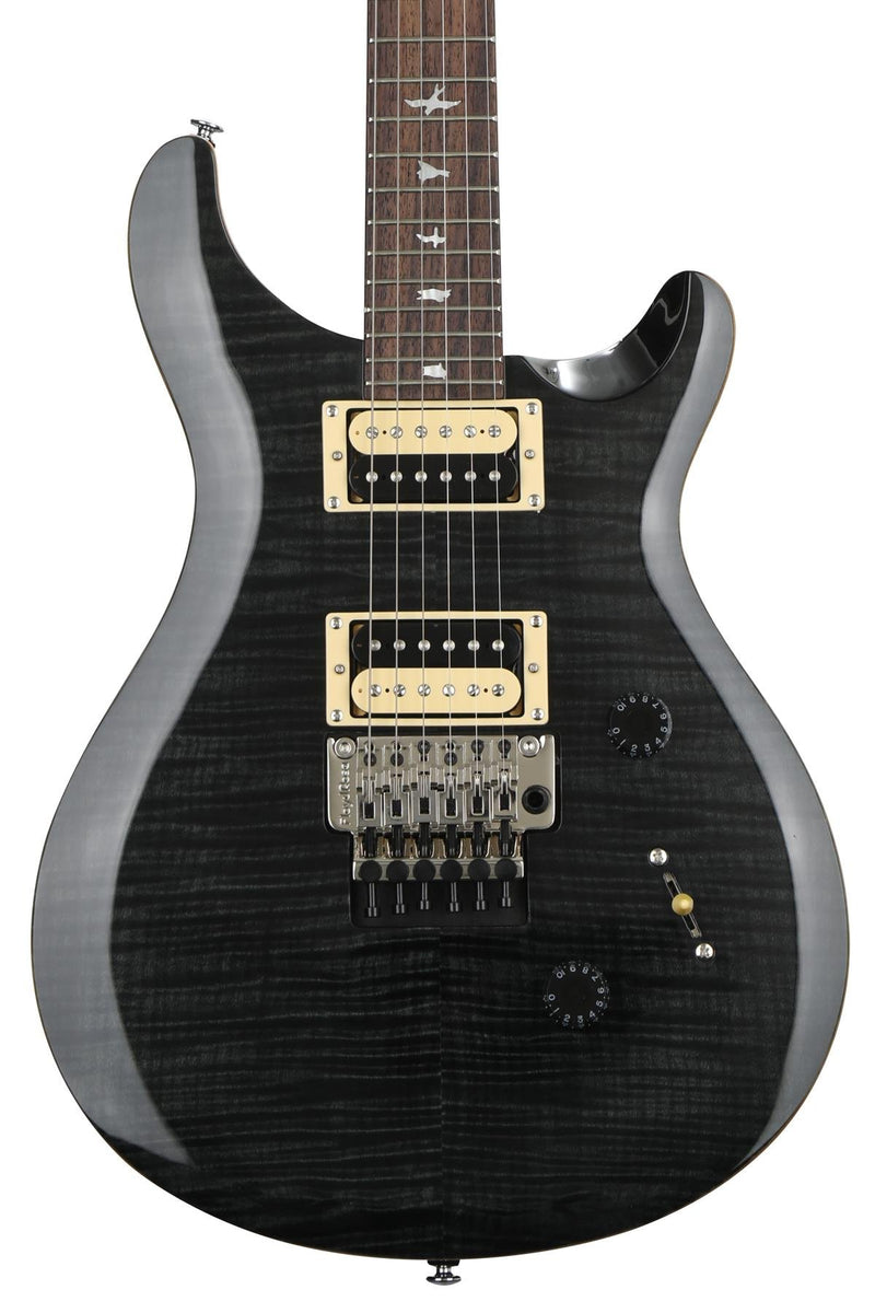 PRS SE CUSTOM 24 FLOYD ELECTRIC GUITAR - GRAY BLACK