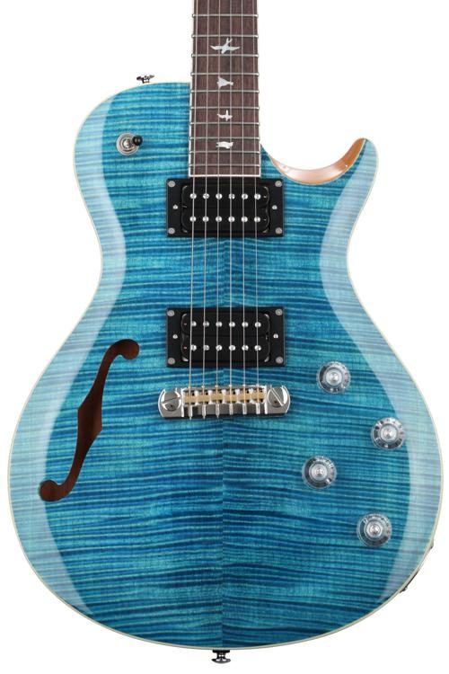 PRS SE ZACH MYERS SINGLECUT SEMI-HOLLOW ELECTRIC GUITAR - MYERS BLUE