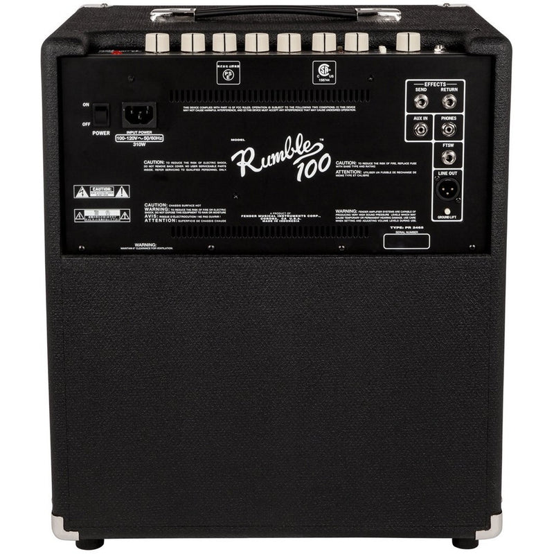 FENDER RUMBLE 100® COMBO BACK