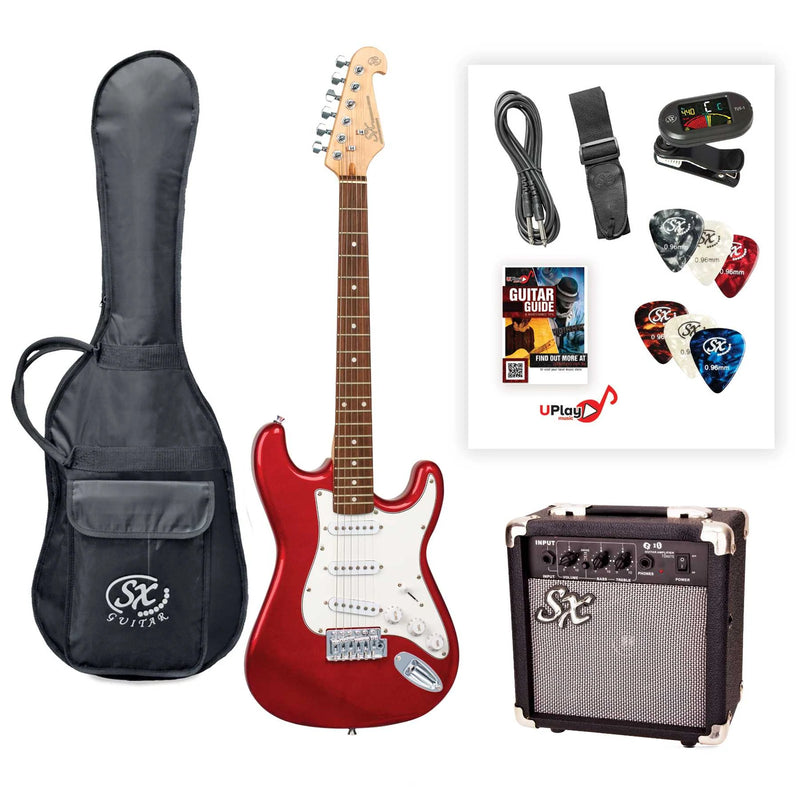 SX ELECTRIC GUITAR KIT + AMPLIFIER