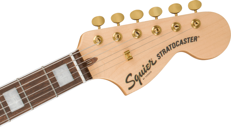 FENDER 40TH ANNIVERSARY STRATOCASTER®, GOLD EDITION SQUIER ELECTRIC GUITAR