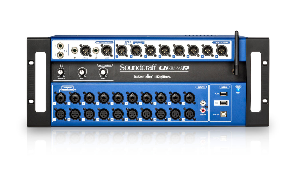 SOUNDCRAFT 24-CHANNEL DIGITAL MIXER/USB MULTI-TRACK RECORDER WITH WIRELESS CONTROL