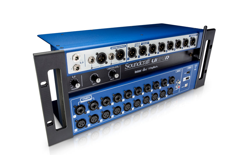 SOUNDCRAFT 24-CHANNEL DIGITAL MIXER/USB MULTI-TRACK RECORDER WITH WIRELESS CONTROL
