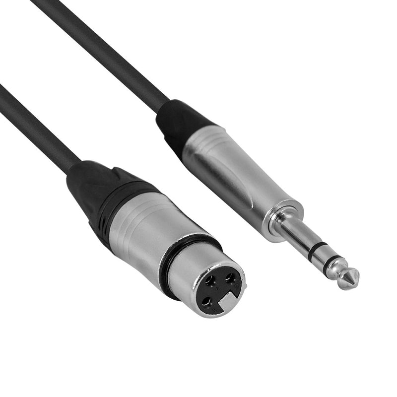 HYBRID XLR FEMALE TO JACK STEREO CABLE