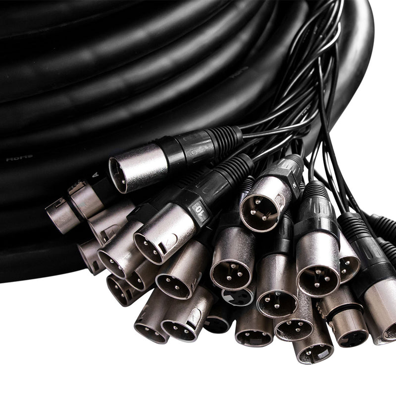 HYBRID 30M 24 IN 4 OUT SNAKE CABLE