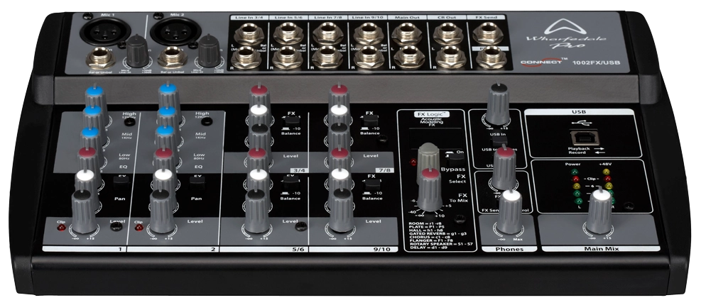 WHARFEDALE CONNECT 1002USB/FX MIXER