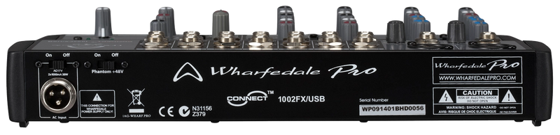 WHARFEDALE CONNECT 1002USB/FX MIXER