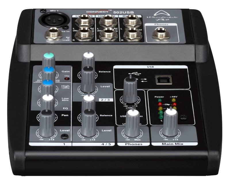 WHARFEDALE CONNECT 502 USB MIXER