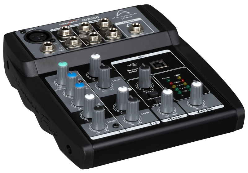 WHARFEDALE CONNECT 502 USB MIXER