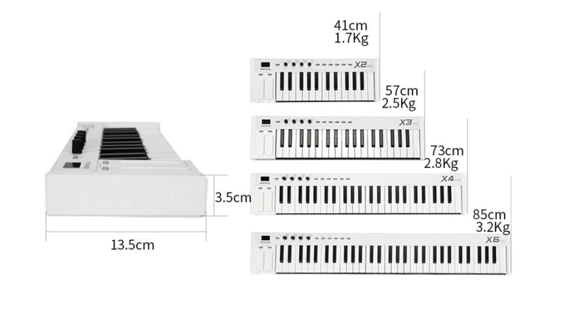 MIDIPLUS X2 MINI KEYBOARD CONTROLLER
