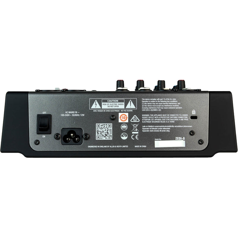 ALLEN & HEATH ZEDi-8 BACK
