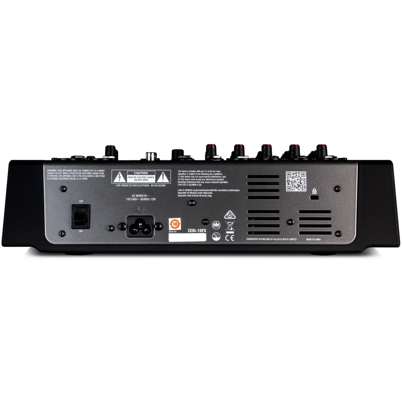 ALLEN & HEATH ZEDi-10FX BACK