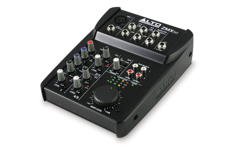 Alto Professional ZMX52 5-Channel Compact Analog Mixer