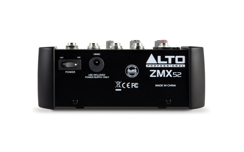 Alto Professional ZMX52 5-Channel Compact Analog Mixer
