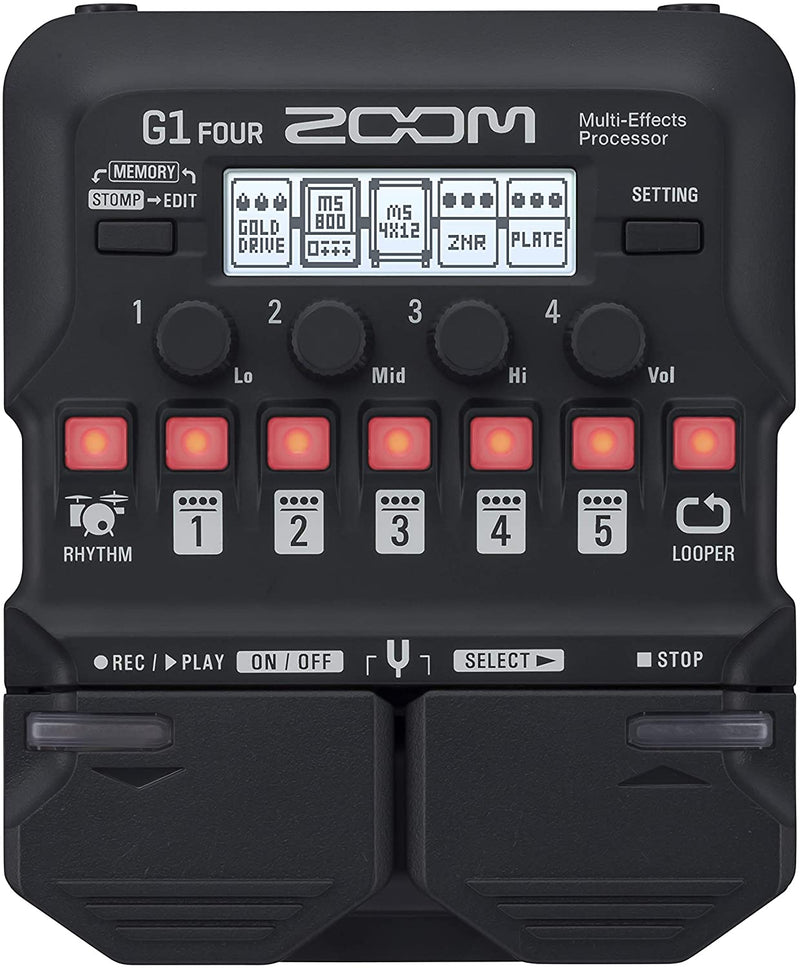 ZOOM G1 FOUR MULTI EFFECTS PEDAL
