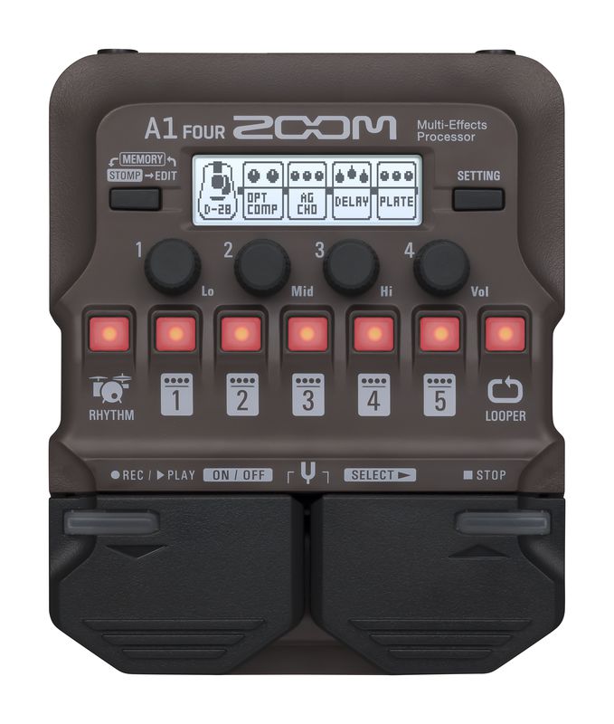 ZOOM A1 ACOUSTIC FX PEDALS