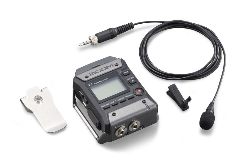 ZOOM F1-LP FIELD RECORDER AND LAVALIER MIC
