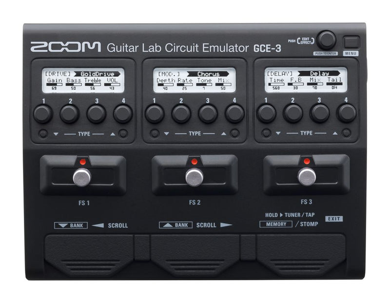 ZOOM GCE-3 GUITAR LAB CIRCUIT EMULATOR