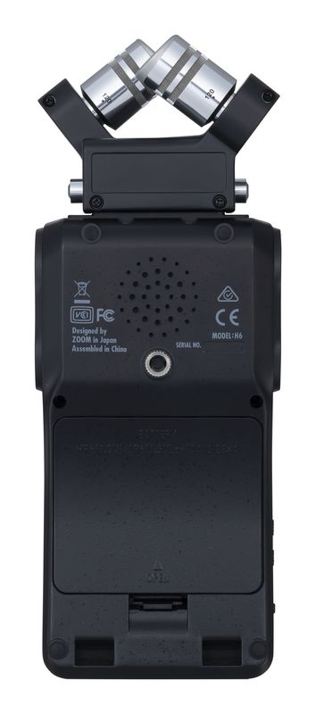 ZOOM H6 BLACK PORTABLE RECORDER