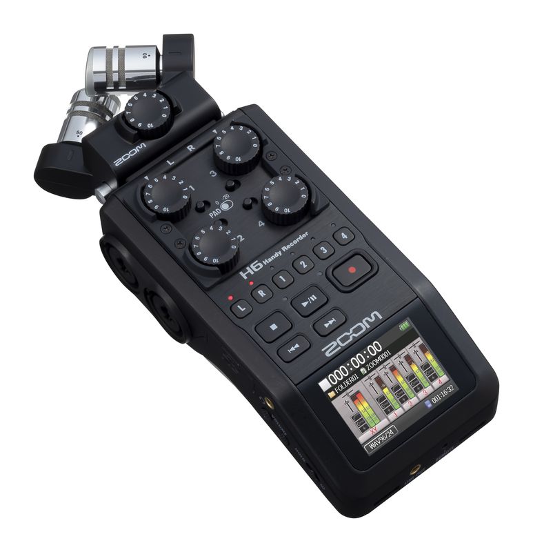 ZOOM H6 BLACK PORTABLE RECORDER