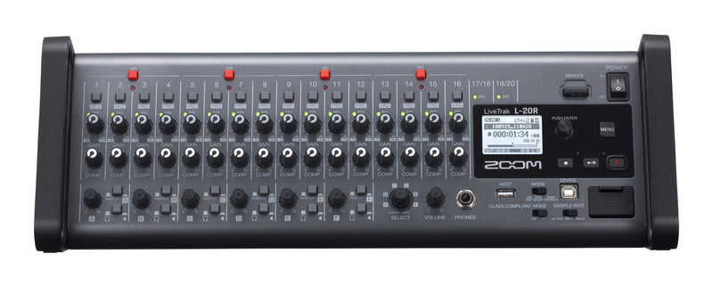 ZOOM L-20R PORTABLE MIXER/RECORDER