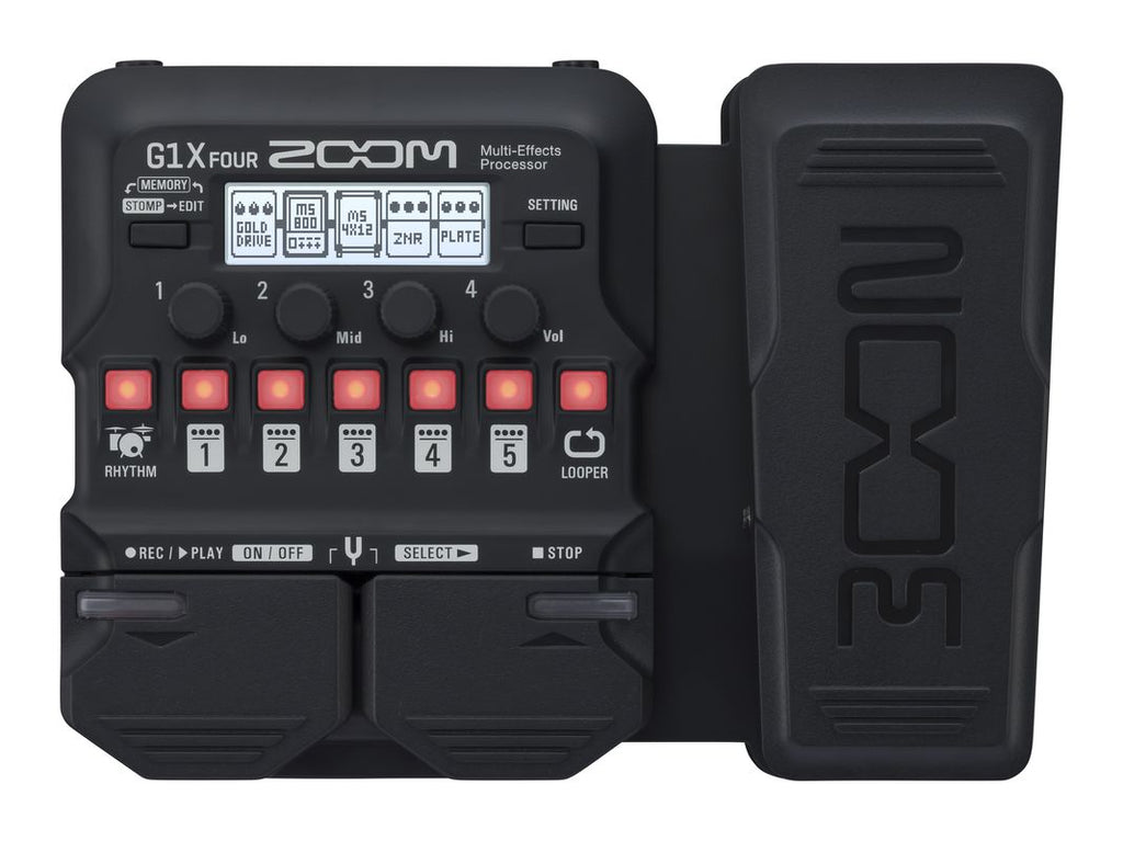 ZOOM G1X FOUR MULTI EFFECTS GUITAR PROCCESSOR W/EXPRESSION